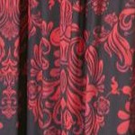 pink black paisley print