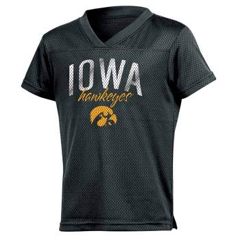 NCAA Iowa Hawkeyes Girls' Mesh T-Shirt Jersey