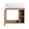 Racxily 24'' Wall-Mounted Bathroom Vanity with White Ceramic Sink & Soft-Close Door, KD-Packing - 2 of 4