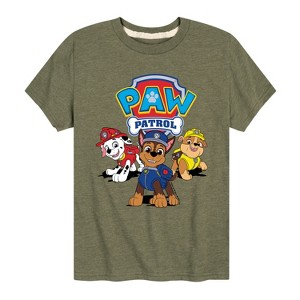 Boys' - Paw Patrol - Logo Group Short Sleeve Graphic T-Shirt - 1 of 4