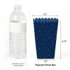 Big Dot of Happiness Navy Confetti Stars - Simple Party Favor Popcorn Treat Boxes - Set of 12 - 2 of 4