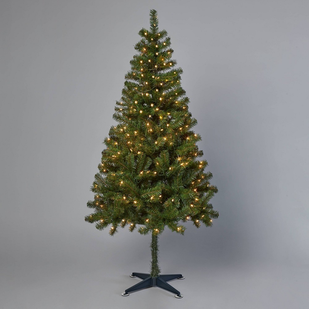 6' pre-lit alberta spruce artificial christmas tree clear lights - wondershop