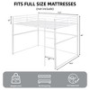 Dsvimoy Bed Metal Bunk Bed with Safe Ladder and Underbed Storage for Kids Room, White, 77.4"*14.7"*6" - 3 of 4