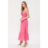 August Sky Women's Rosette Sweetheart Midi Dress - 3 of 4