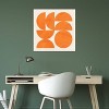 Geometric Shapes Orange by Ana Rut Bre Unframed Wall Canvas - iCanvas - 4 of 4