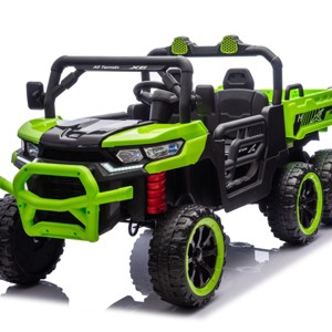 TopComfy Baby Walkers Two Seater Kids Ride On Dump Truck With Four Wheel Drive Kids Toy Kids Fun Gift for Kids, Green, 51.97"*23.23"*12.4" - 1 of 4