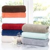 Hastings Home Zero Twist Collection 100% Cotton Towel Set - White, 6 Pieces - image 2 of 4