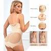 NEBILITY Neck Bra Bodysuit Shapewear for Women Tummy Control Waist Trainer Full Body Shaper Butt Lifter Briefs Jumpsuit Tops - 4 of 4