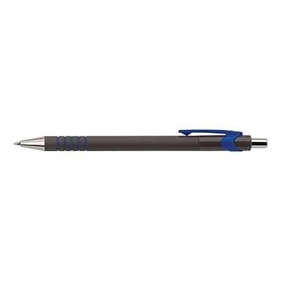 MyOfficeInnovations PostscriptRetractable Ballpoint Pens Fine Point Blue Dozen 808009