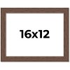 PosterPalooza | 16x12 Wide Barnwood Picture Frame, UV Acrylic, 6 Finishes - Grey, Brown, White, and Black - 2 of 4
