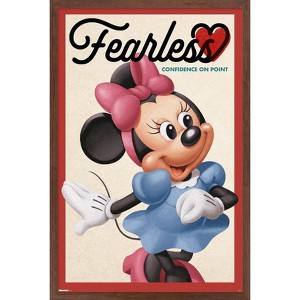 Trends International Disney Minnie Mouse: Good Old Days - Fearless Framed Wall Poster Prints - 1 of 4