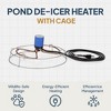 Farm Innovators Submergible Fish and Plant Safe All Pond De-Icer with Chew Proof Cord and Self Regulating Thermostat, Silver (4 Pack) - image 2 of 4