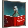 Amanti Art Pooping on People by Lucia Heffernan Framed Canvas Wall Art - 3 of 4