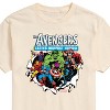 Men's - Marvel - Avengers Paper Rip Short Sleeve Graphic T-Shirt - 2 of 4
