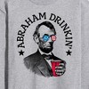 Men's - Instant Message - Abraham Drinkin Long Sleeve Graphic T-Shirt - 2 of 4
