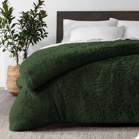 Shaggy Faux Fur Duvet Cover by Bare Home - image 1 of 4