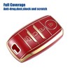 Unique Bargains TPU 4 Button Car Remote Key Fob Case Cover for Kia Niro 1 Pc - 4 of 4