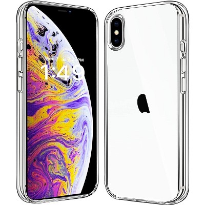 Entronix Case Compatible with iPhone X/XS - [Hard Back] Slim Clear