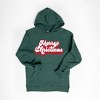 Simply Sage Market Women's Graphic Hoodie Retro Merry Christmas - 2 of 3