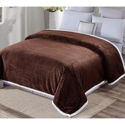 Sheridan Ultra Plush And Cozy Braided Faux Shearling Blanket - King ...