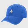 Anna-Kaci Women's Vintage Washed Baseball Cap with Ghost Embroidery - 2 of 4