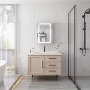 VYNXARIA 20"x28" Wall-Mounted Medicine Cabinet with Anti-Fog & Dimmable Lights - 3 of 4