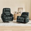Bestier 40.1" W Microsuede Oversize Dual Motor Power Lift Recliner Chair With Massage and Heating - 2 of 4