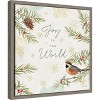Amanti Art Christmas Tradition III (Bird) by Katie Pertiet Canvas Wall Art Print Framed 16 x 16-in. - 2 of 4