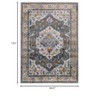 Modway Success Anisah Distressed Floral Vintage Medallion 8x10 Area Rug - 2 of 4