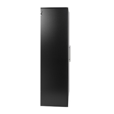 Prepac Black Large Adjustable Shelving Storage Cabinet