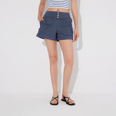 Women's High-Rise Woven Shorts - Wild Fable™