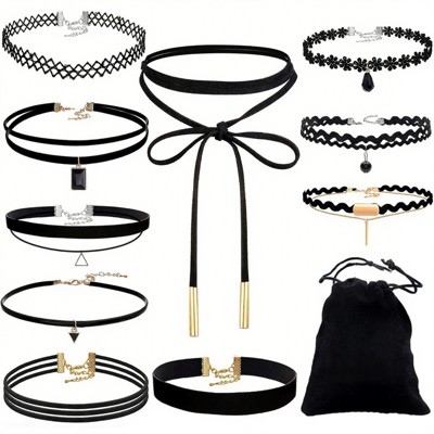 Attop 10 Velvet Chokers for Women