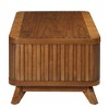 NicBex 2-Tier Side Table with Rounded Corners & Waterproof Surface, 25'' Rectangular End Table with Storage Shelf, Farmhouse Sofa Side Table - 4 of 4