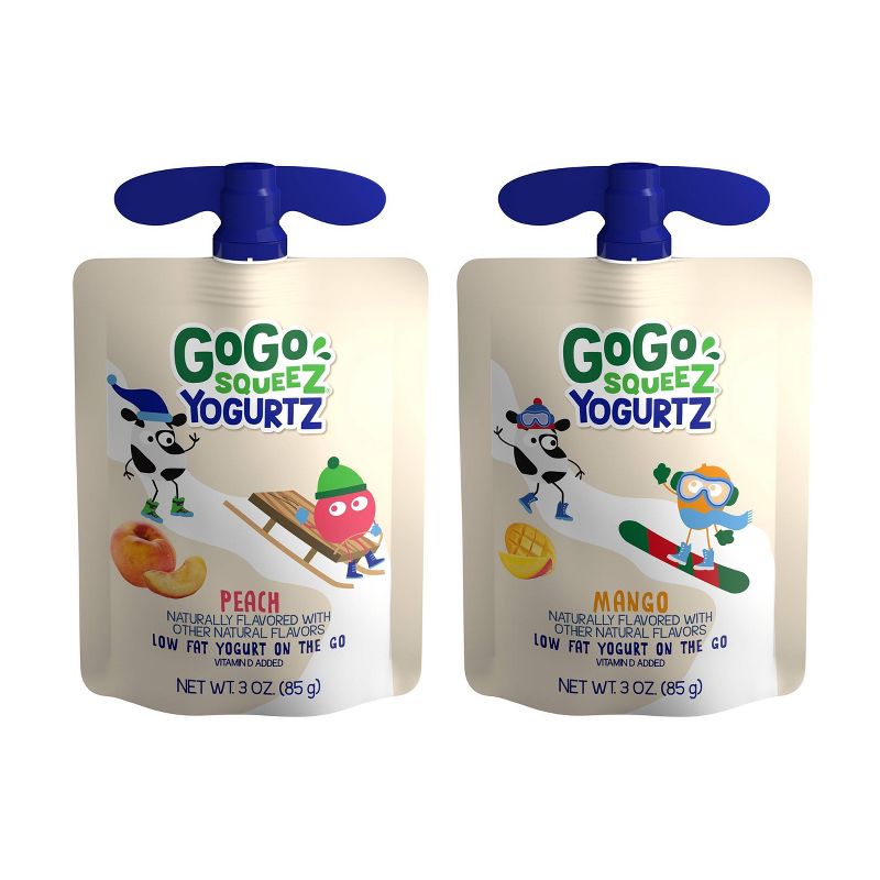 GoGo squeeZ Kids YogurtZ Mango/Peach - 16ct/48oz, 5 of 10