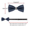 INSPIRE CHIC Men's Rhinestone Decor Pre-tied Adjustable Bow Tie - 3 of 4