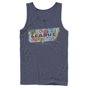 Men's Justice League Dragon Fruit Logo Tank Top - 1 of 3
