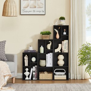 VECELO 3 Shelf Bookcase, Wood Bookshelf and Bookshelves - 1 of 4