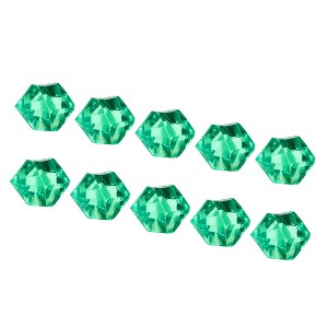 Unique Bargains Reusable Acrylic Irregular Diamond Fake Ice Rocks Cube Vase Fillers - 1 of 4