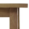 NicBex 19” Outdoor Side Table with Acacia Wood,Space-Saving End Table for Garden,Patio,Patio Table for Drinks & Decor,Outdoor Furniture - 4 of 4