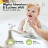 6-Pack Cami Baby Washcloths for Newborn, Organic Cotton Face Wash Cloths for Babies, Soft & Absorbent Baby Bath Towels - 4 of 4