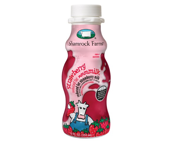 Shamrock Farms 2% Strawberry Milk - 12 fl oz