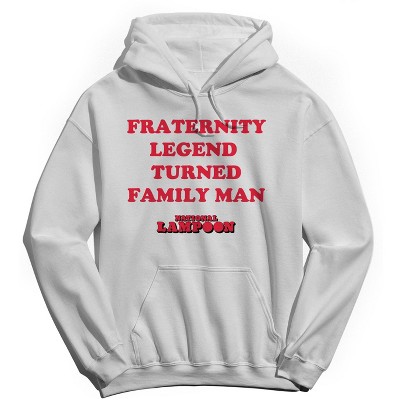 National Lampoon Men's Fraternity Legend Turned Father'S Day Long Sleeve Graphic Cotton Sweatshirt Hoodie