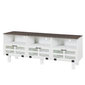 TiramisuBest FashionTV stand,TV Cabinet,entertainment center TV station,TV console,console with LED light belt, light belt can be remote - 1 of 4