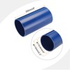 Unique Bargains Water Plumb DIY Crafts High Impact Rigid Round Pipes 8" Length ID 4" OD 4.33" Blue - 2 of 4