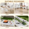 5-Piece Folding Table and Chairs Set – Portable Card Table with 4 Chairs, Scratch & Stain Resistant - 4 of 4