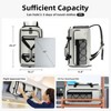 Gym Bag for Men & Women, 35L Sports Duffle Bag for Travel,4 in 1 Weekender Bag,Overnight Backpack - 2 of 4