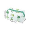 Unique Bargains Portable PVC Clear Makeup Bag Avocado Green 1 Pc - 2 of 4