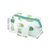 Unique Bargains Portable PVC Clear Makeup Bag Avocado Green 1 Pc - image 2 of 4