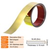 Unique Bargains Stainless Steel Self-Adhesive Home Decor Wall Trim Molding with Working Gloves - 2 of 4