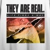 Jurassic Park They Are Real Life Finds A Way Crew Neck Short Sleeve Women's White Crop Top - 3 of 4